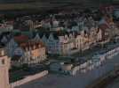Vu du ciel : ville de Wimereux
