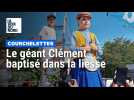 Le géant Clément baptisé dans la liesse à Courchelettes