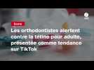 VIDEO. Les orthodontistes alertent contre la tétine pour adulte, présentée comme tendance sur TikTok