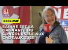 Sabine est la grande gagnante du concours Île aux cadeaux 2025