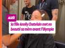 Alizée : sa fille Annily Chatelain s'occupe de son make up avant son show à l'Olympia