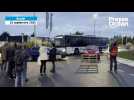 VIDÉO. Mouvement du 10 septembre : environ 200 personnes au rond-point à l'entrée de Saint-Nazaire
