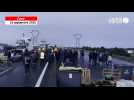 VIDÉO.. « Bloquons tout » : 100 manifestants bloquent le périph' de Caen depuis 6 h à Mondeville