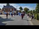 Une cavalcade sous un soleil éclatant à Neuf-Berquin