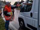 Bloquons tout. A Cléon, la CGT a dressé un barrage filtrant devant l'usine Renault Ampère