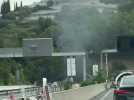 A8 : véhicule en feu au niveau du tunnel Pessicart, à Nice, dans le sens Italie Aix-en-Provence