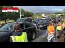 VIDÉO. « Bloquons tout » : « Allez on klaxonne, on soutient ! » sur le barrage filtrant à Saumur