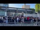 Mobilisation des jeunes devant le lycée Mistral à Avignon