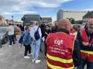 Saint-Omer : l'union locale de la CGT part en bus de la place de la Ghière pour manifester à Calais
