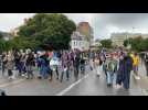 VIDÉO. « Bloquons tout » : le cortège s'est élancé à Lorient avec de nombreux jeunes en tête