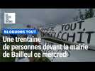 Bloquons tout à Bailleul : un blocage filtrant au rond-point de Decathlon