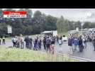 VIDÉO. À Guingamp, le rond-point de Kernilien bloqué par une centaine de manifestants