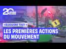 Blocages, sabotages, manifestations : Les premières actions du mouvement « Bloquons tout »
