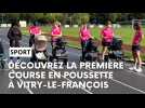 Des jeunes mamans participent à la première course à poussette