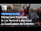 Le Lys festival a électrisé Comines