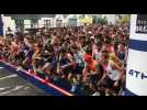 VIDÉO. Plus de 8 000 coureurs au départ du semi-marathon Auray-Vannes