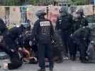 Nice : les images des tensions ce matin lors du blocage des étudiants du campus de Valrose