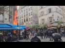 Bloquons tout : incendie d'un restaurant coréen rue Saint Denis a Paris