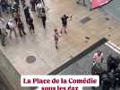 La Place de la Comédie sous les gaz larcymogènes, la situation dégénère