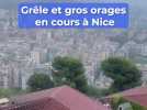 Nice : les impressionnantes images des averses de ce mercredi 10 septembre ... avec de la grêle en prime !