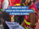Plusieurs petits rassemblements ont eu lieu en périphérie d'Avignon ce mercredi matin 10 septembre.