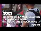 résumé de la journée du 10 dans l'Aisne et la Marne