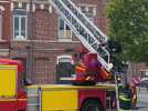 À Roubaix, le dernier étage d'une maison inoccupée ravagé par un incendie