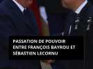 Passation de pouvoir entre François Bayrou et Sébastien Lecornu
