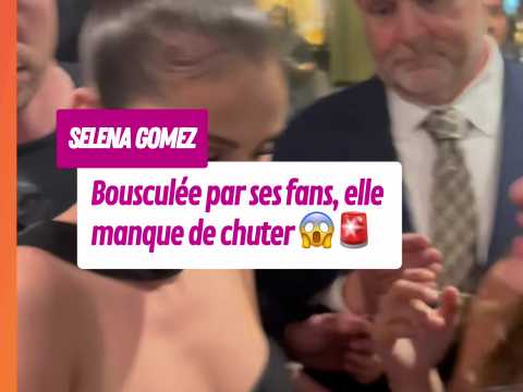 VIDEO : Selena Gomez bouscule par ses fans