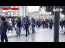 VIDÉO. Mouvement du 10 septembre : les milliers de manifestants sont place du théâtre à Caen