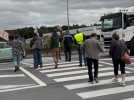 Hesdin : une vingtaine de manifestants ce mercredi après-midi à l'entrée d'Hesdin
