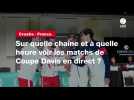 VIDÉO. Croatie - France : sur quelle chaîne et à quelle heure voir les matchs de Coupe Davis en direct ?