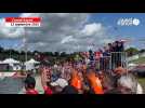 VIDÉO. Les supporters français font le show aux championnats d'Europe de kayak-polo à Avranches