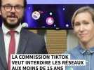 France: la commission TikTok veut interdire les réseaux sociaux aux moins de 15 ans