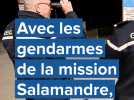 Avec les gendarmes de la mission Salamandre, autour de Dieppe