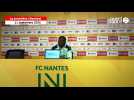 VIDÉO FC Nantes. Junior Mwanga : « Je suis très content d'être ici, c'était mon choix »