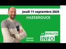 La Minute Info de l'Indicateur des Flandres du jeudi 11 septembre