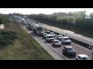 VIDEO. D'importants bouchons en cours à Saint-Lô à cause de travaux sur la N174
