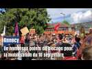 Mobilisation du 10 septembre : 1 300 personnes ont défilé à Annecy