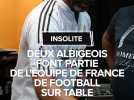 Deux Albigeois sélectionnés en équipe de France de football sur table