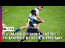 La réaction d'Ousmane Soumah après Epernay - Pontault-Combault en rugby (F3)