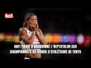 Nafi Thiam a abandonné l'heptathlon aux championnats du monde d'athlétisme de Tokyo