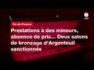 VIDEO. Prestations à des mineurs, absence de prix... Deux salons de bronzage d'Argenteuil sanctionnés