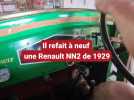 La Renault NN 2 de Francis Bertin ne passe pas inaperçue sur les routes du Doubs