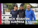 Yannick Noah en visite surprise à Sedan