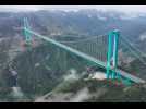 VIDÉO. Chine : le pont le plus haut du monde officiellement mis en service
