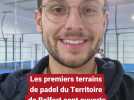 Les premiers terrains de padel du Territoire de Belfort sont ouverts à Danjoutin