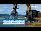 Opération de renaturation sur le site de la pointe de Berre