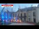 VIDÉO. Dans l'Orne, un incendie en cours au château de Médavy : soixante pompiers engagés