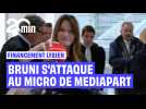 Carla-Burni Sarkozy arrache la bonnette du micro de Mediapart